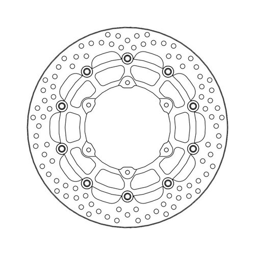 Moto Master Remschijf Voorzijde Halo Floating KTM SMC R 690 14-current