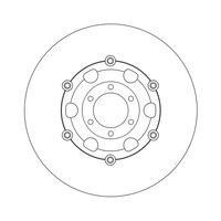 Vordere Bremsscheibe Halo Floating Honda CB 750 SOHC 69-79