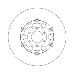 Vordere Bremsscheibe Halo Floating Honda CB 750 SOHC 69-79