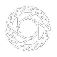 Front Brake Disc Flame Yamaha TT 600 (N/W) 85-92