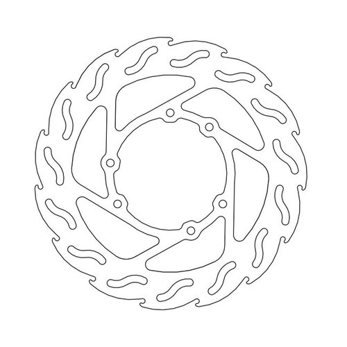 Moto Master Front Brake Disc Flame Yamaha TT 600 (N/W) 85-92