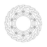 Front Brake Disc Flame Flame Floating Yamaha MT-01 1670 07-11