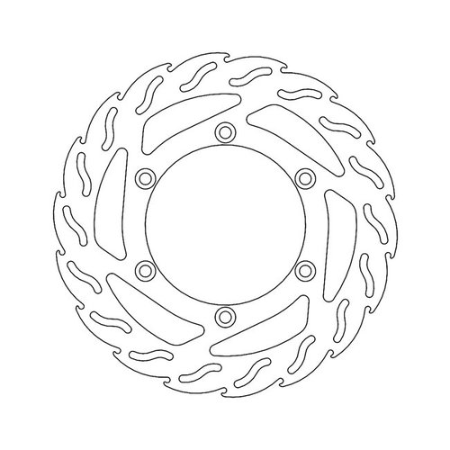 Moto Master Front Brake Disc Flame Triumph Bonneville/America/Scrambler 01-current