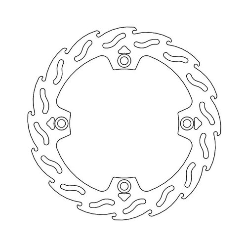 Moto Master Front Brake Disc Flame Honda XLV/NX 88-12
