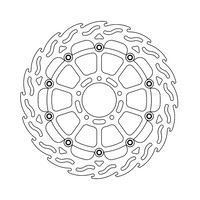 Front Brake Disc Flame Floating Ducati Scrambler 800 15-current
