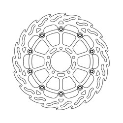 Front Brake Disc Flame Floating Ducati Scrambler 800 15-current