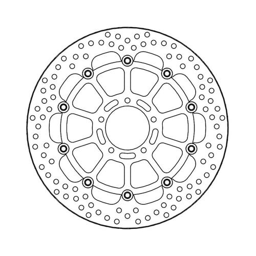 Moto Master Vordere Bremsscheibe Halo Floating Ducati Scrambler 800 15-Strom