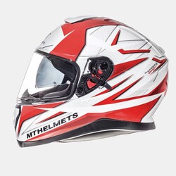 Casque "Thunder III SV Effect" Blanc / Rouge