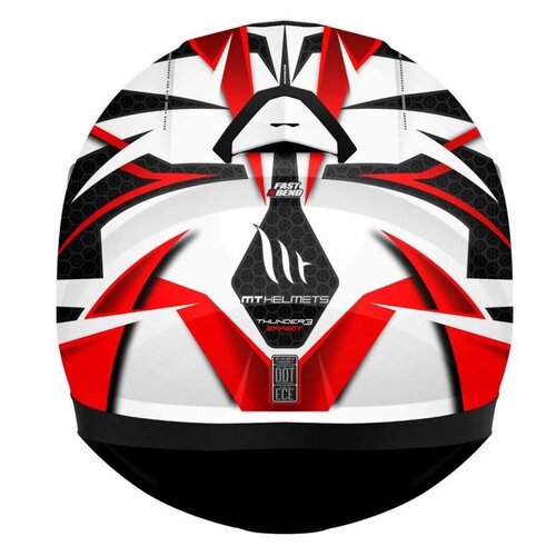 Casque "Thunder III SV Effect" Blanc / Rouge
