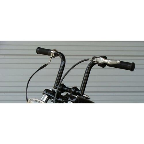 Biltwell 1" Guidon FRISCO noir (sans fossette)