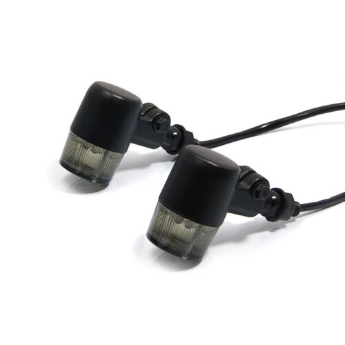Black Classic Barrel LED Turn Signals