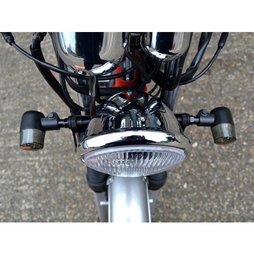 Black Classic Barrel LED Turn Signals