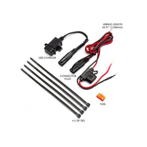 Alimentation électrique universelle 12V (faisceau électrique, USB)