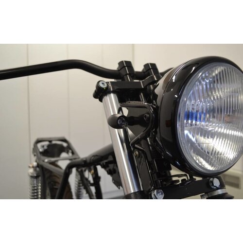 Matte Black Mini LED Blinker Typ "Ladz"