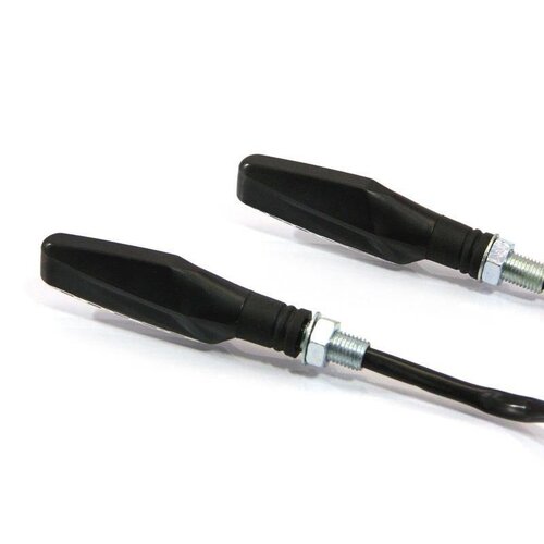 Zwarte Sleek led richtingaanwijzers