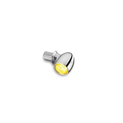 LED indicator Bullet Atto chrome clear glass  E-marked