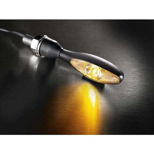 Kellermann Clignotant micro noir 1000® LED transparent