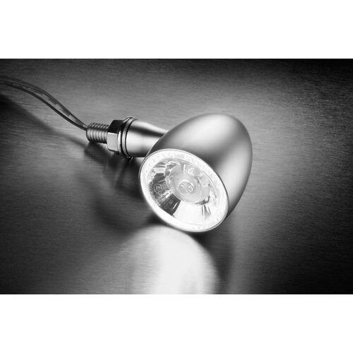 Kellermann Turn Signal/White Running Light Bullet 1000 PL Matte Chrome