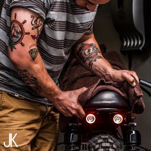 Kellermann Feu arrière et clignotants Bullet 1000 DF Chrome