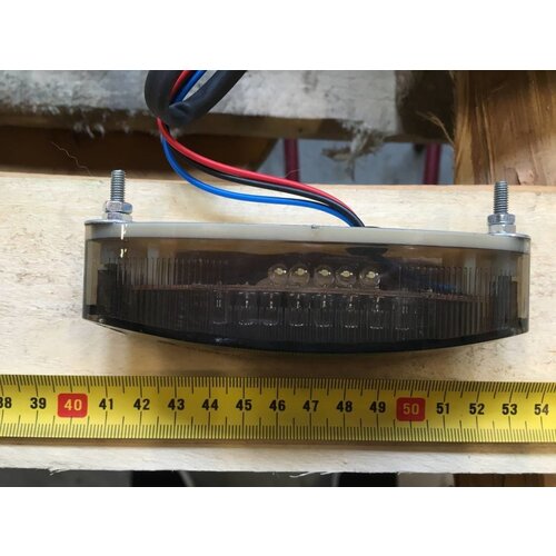 Tail light LED Oval Smoke Type 2