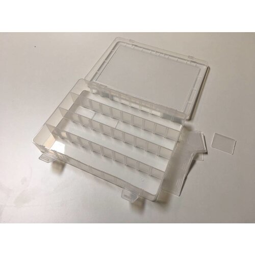 Sorting box Transparent 250 x 185 x 40 MM Variable (20)