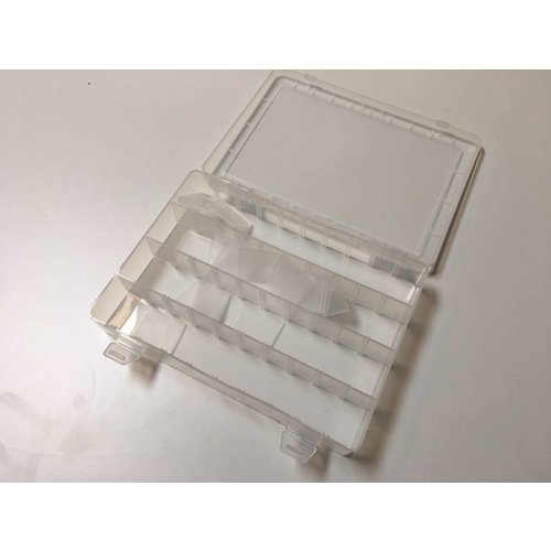 Sortierbox transparent 250 x 185 x 40 mm variabel (20)