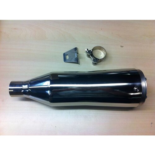 Cone Style  Short Muffler Chrome 42mm