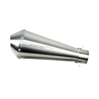Universal Megaphone Brushed Stainless Steel Damper