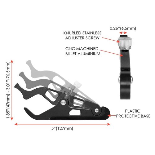 Einstellbare Cruise Control Matte Schwarz