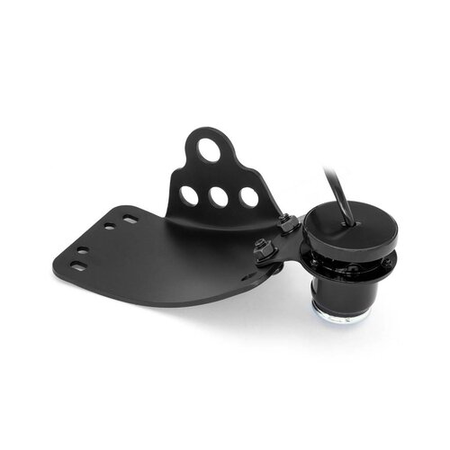 Black Side Mount Curved Lucas Replica LED Tail Light