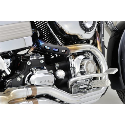 Daytona Muffler Guard Bent Punched Black