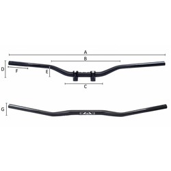 Aluminium 7050 Fatbar   Black