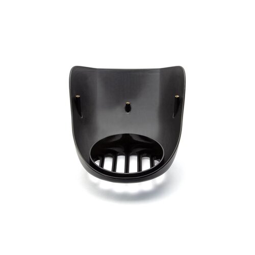 Protection pour phare "Prison Grill" Harley Davidson - Noir Brillant