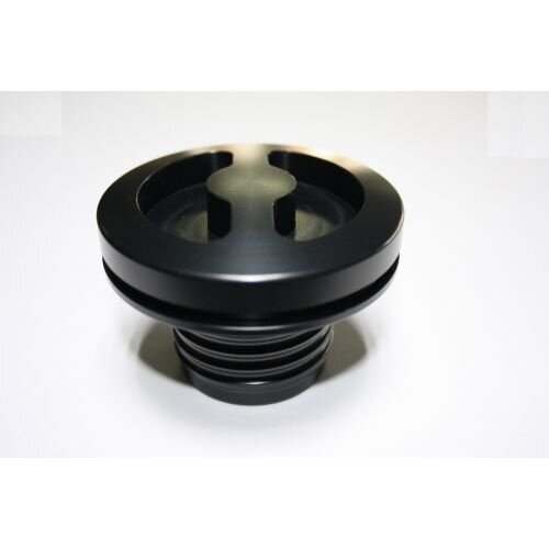 Fuel cap Round Black; R2V '76>