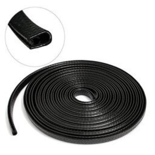 2 Metres Rubber Edge Protector Black 9,5 mm x 1-2 mm