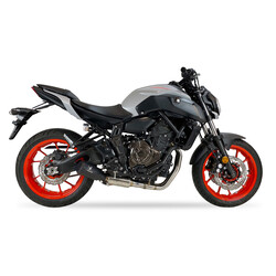 MK2 Stainless Steel Complete Exhaust System, Yamaha MT-07 14-20, TRACER 700 17-, XSR 700 16  (Select Color)