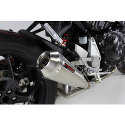 Stainless steel complete exhaust system Yamaha MT 07 (select color)