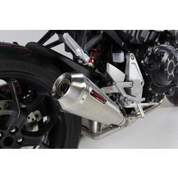 Système d'échappement complet en acier inoxydable Yamaha MT 07 (couleur choisie)