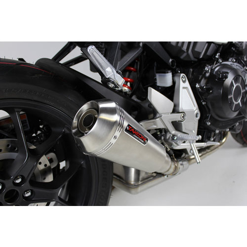 Takkoni Stainless steel complete exhaust system Yamaha MT 07 (select color)