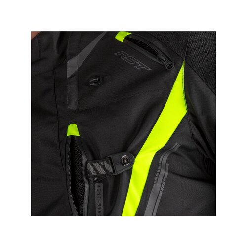 Veste Paragon 6 Airbag Textile Noir / Jaune Fluo Homme