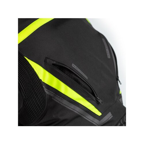 Veste Paragon 6 Airbag Textile Noir / Jaune Fluo Homme