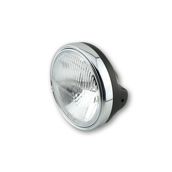 Scheinwerfer Universal Round 13cm Schwarz / Chrom