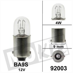 Bulb BA9S 12 Volt 4W