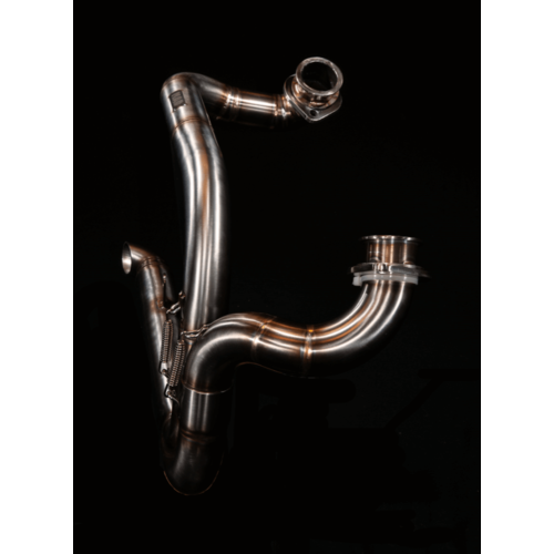 MAD Exhaust Yamaha XV Virago Slashcut Auspuff mit einem Schalldämpfer