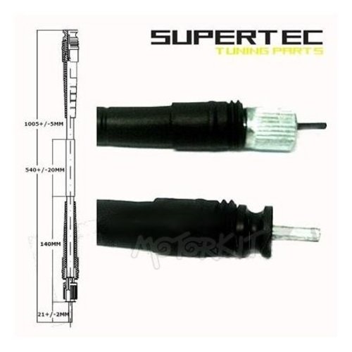 Supertec Speedometer Cable Honda MTXsh + 10cm
