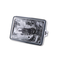 H4 insert 130 x 90mm, clear glass 12V 60/55W, parking light, E checked