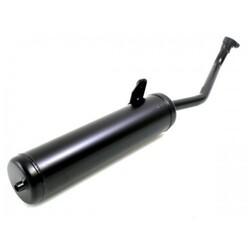 Uitlaat Vespa SI Mix 25km 23.5mm Zwart