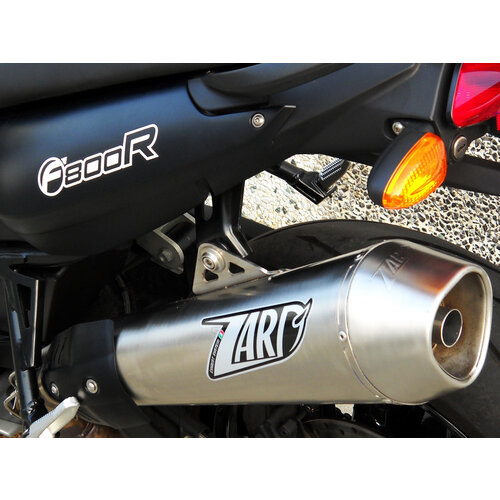 Zard Echappement BMW F 800 R, Inox satiné, slip on, E-Marked, + Cat.