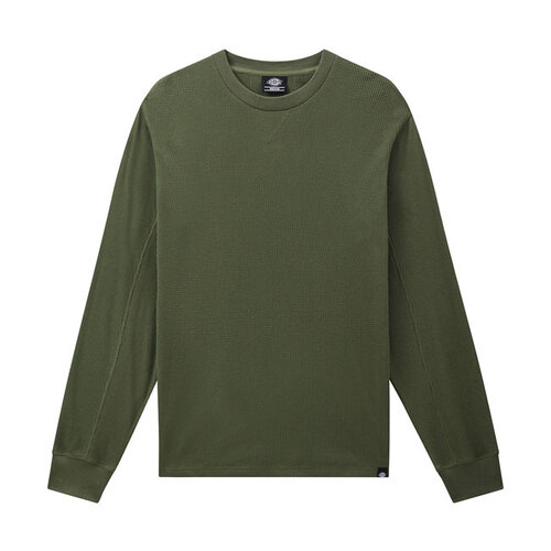 Zwolle Waffle Sweater Army Green
