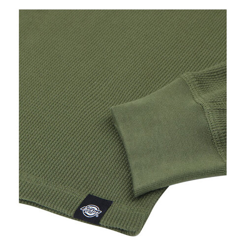 Zwolle Waffle Sweater Army Green